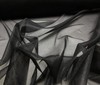 black Stretch Fine Mesh Net Fabric