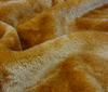 golden brown Faux Fur Rabbit Imitation Soft fabric