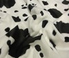 black ~ white Animal Fur Imitation Fabric Short Pile