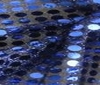 royal blue ~ black HIGH QUALITY SEQUINS FABRIC 6mm