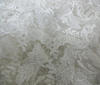 wool white (roses) DESIGNER LACE FABRIC 2x Scallop