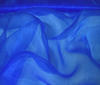 Royal Blue Organza Fabric Bridal Wear