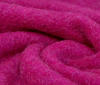 pink Blend Mohair Teddy plush wool coat soft grip fabric