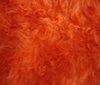 Orange LANGHAAR 7CM FELL STOFF FELLSTOFF