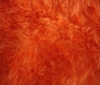 Orange LANGHAAR 7CM FELL STOFF FELLSTOFF