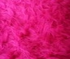 pink Teddy Long hair Fur Fabric Faux Fur