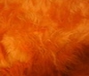 orange Teddy Langhaar Fell Stoff Fellimitat