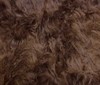 dark brown Teddy Long hair Fur Fabric Faux Fur