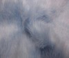 blue mlange Fluffy Long Hair Woven Fur Imitation Fabric