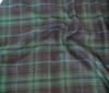 blau~grün ORIGINAL SCHOTTENKARO STOFF TARTAN METERWARE