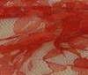 red Tulle Lace Fabric