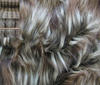 Designer edel Grizzly Langhaar Fellimitat 6cm Stoff Meterware