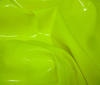 neon yellow-green Rubber PVC fabric oilcloth washable