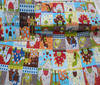 Multi-coloured Patchwork Cotton Fabric