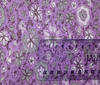 Lilac Original Patchwork Flowers Cotton Fabric