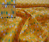 Orange Cotton fabric Flower Print