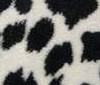 black ~ white Bi-Stretch Velvet Fabric Dalmatian
