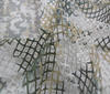 white~green~beige camouflage Mesh Net Fabric Comb 1cm