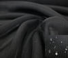 black Sturdy waterrepellent mesh netting fabric