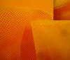 Neon-Orange 3D Netzstoff 3mm Abstandsgewirke Stoff Meterware