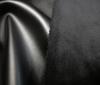 black Exclusiv Fur Fabric ~ Leather Doubleface