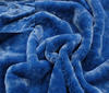 Ocean blue Rabbit Fur Imitation Fabric Short Pile