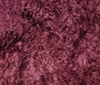 0.70m REST burgundy Rasta long hair fur fabric 800g