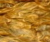 golden orange ~ dark brown Rasta long hair fur fabric 800g