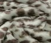 Kurzhaar Kuschelfell Leopard-Art Tierfell Fell Stoff