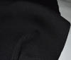 Black Stretch Winter knitted cuffs knitted fabric 3mm